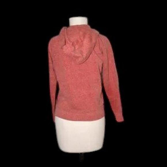 Time & Ture Red Hoodie Zip Front - Picture 5 of 5